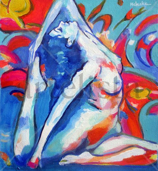 "Luminosity" Acrílico Lienzo Desnudos