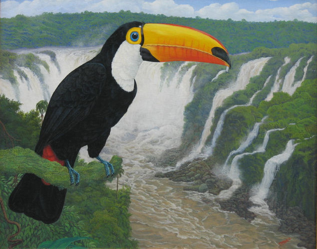 TUCAN Óleo Otros Animales