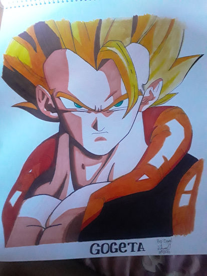 Gogeta Making Pen