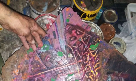 Wood Artwork & Wood Paintings