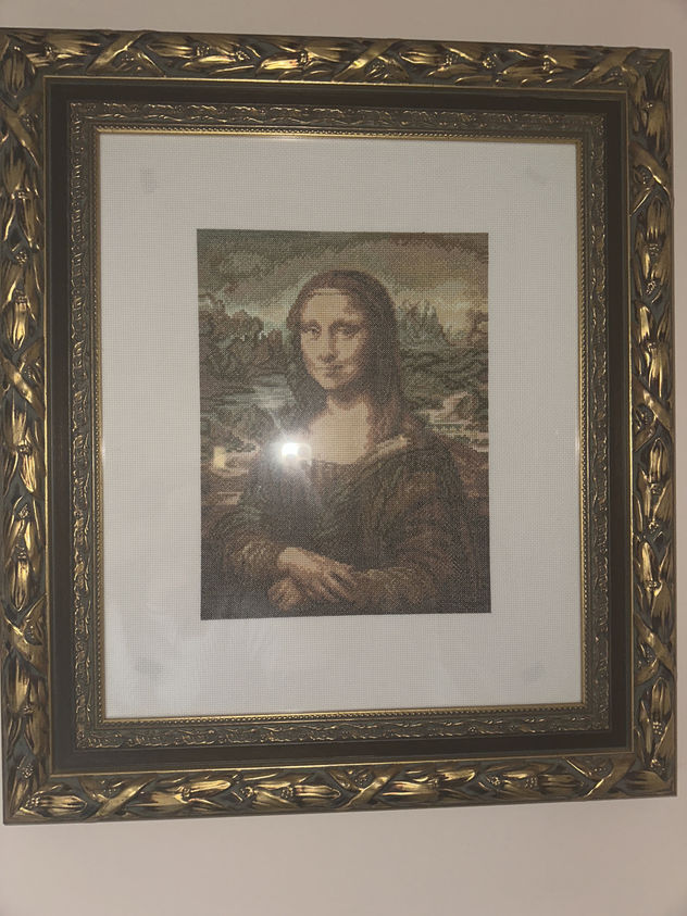 Mona Lisa Punto de cruz