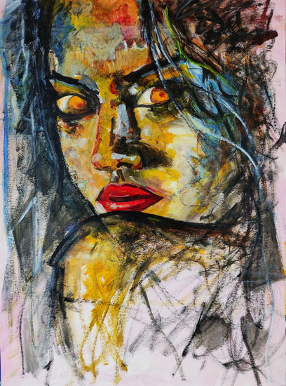 Humanization of the AI Part 2 Acrylic Paper Portrait