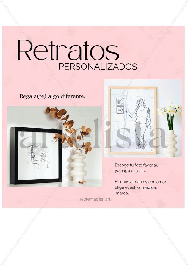 Retratos personalizados + Vídeo del proceso
