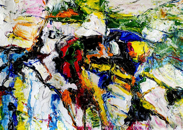 Energetic Transfiguration Part 2 Acrylic Paper Figure Painting