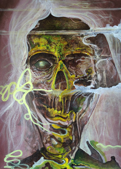 The eternity of Humans Part 1 Acrylic Paper Portrait