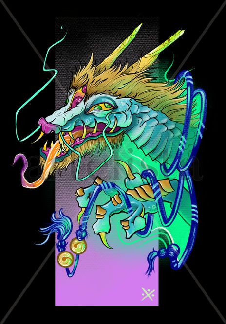 Dragón con cascabel...