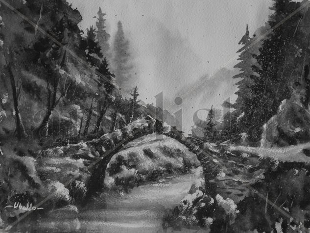 Valle del Roncal Watercolour Paper Landscaping