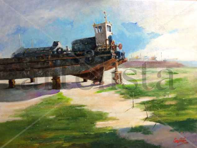 Final de Viaje Oil Canvas Landscaping