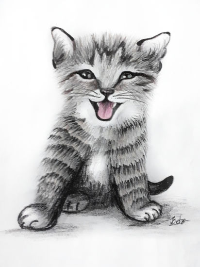 gato feliz Pencil