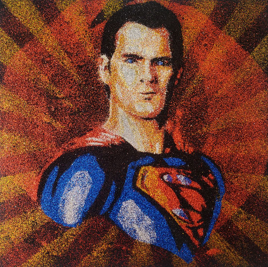 Superman Mixed media Canvas Portrait