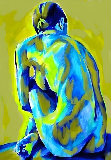 "Evocation" Acrílico Lienzo Desnudos