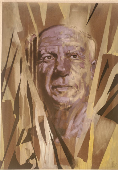 Pablo Picasso Acrylic Canvas Portrait