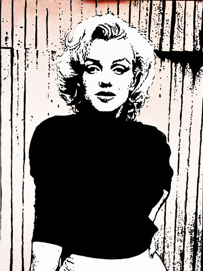 Marilyn Monroe Acrílico Tela Retrato