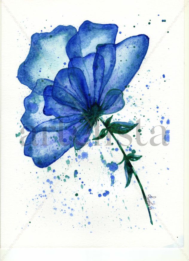 Blue Flower 2