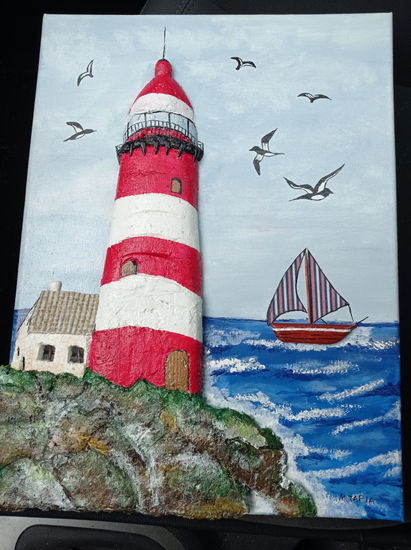 FARO Acrylic Canvas Marine Painting