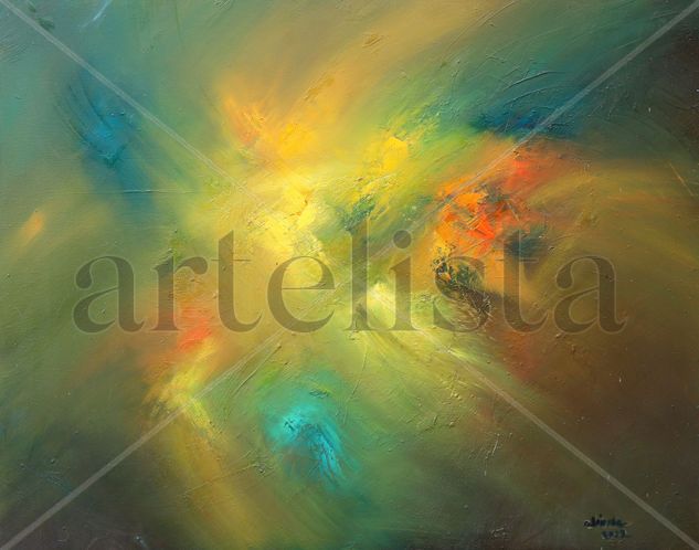 esmeralda equilibrio Oil Canvas Others