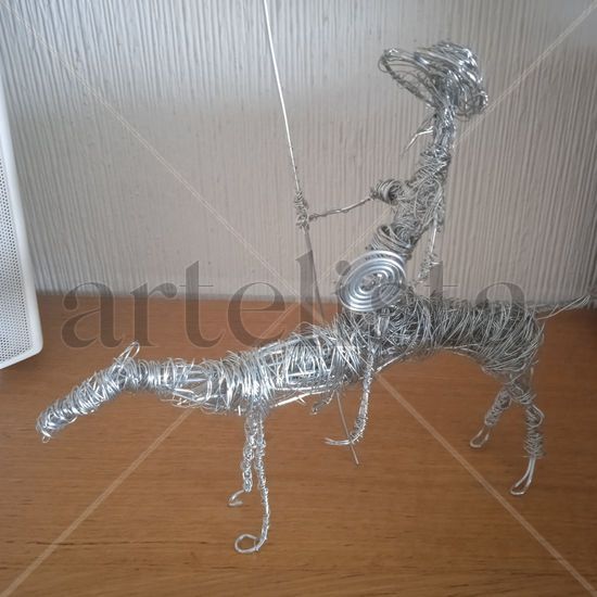 Escultura Quijote Metal Figurativa