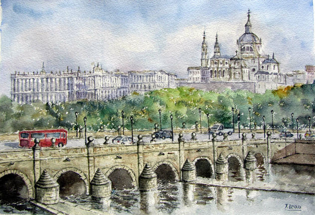 Madrid, Pte.de Toledo, Almudena,y Palacio Real