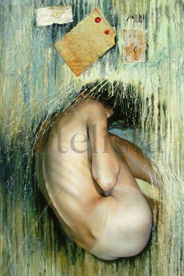 Introspección Óleo Lienzo Desnudos