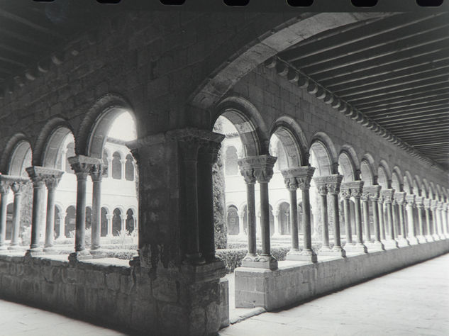 Claustro Santa Maria de Ripoll Arquitectura e interiorismo Blanco y Negro (Química)