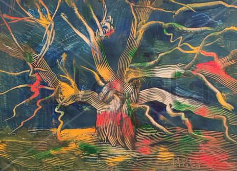 Árbol colorido