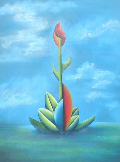 FLOR DE UN DIA Oil Canvas Landscaping