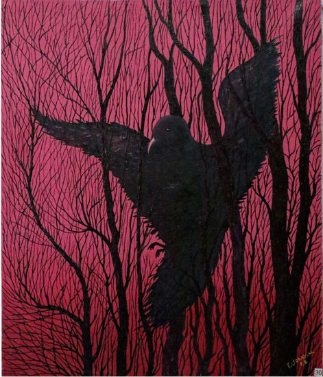 Atrapado Técnica Mixta