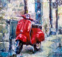 Vespa roja