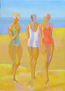 Susana Rojas. Mujeres en la Playa. Óleo. 50 x 70 cm