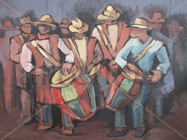 candombe1 Acrílico Otros Figura