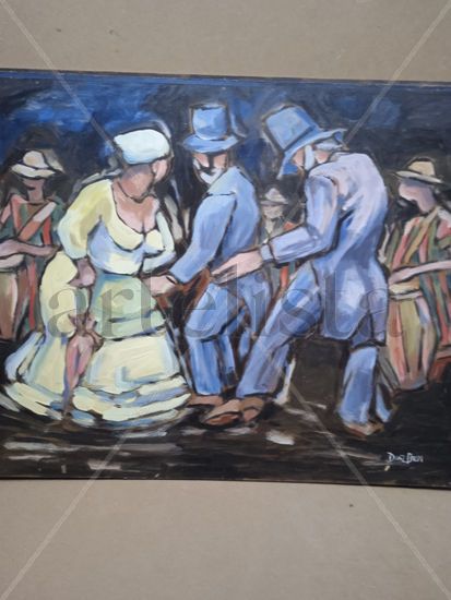 candombe2 Acrylic Others Figure Painting