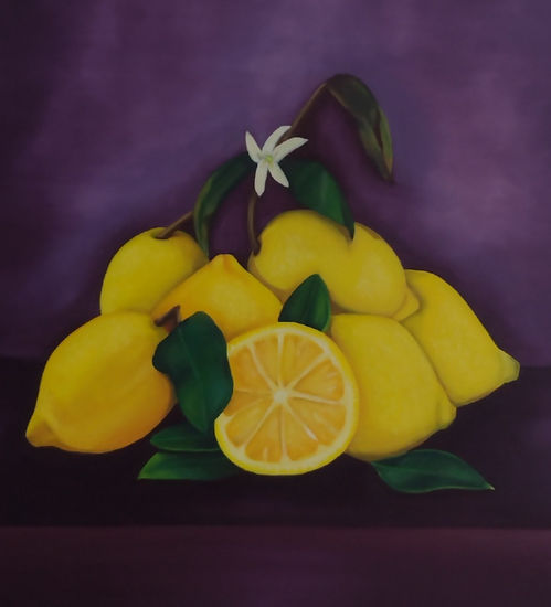 Limones Oil Canvas Still Life Paintings