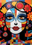Una catrina muy cubista