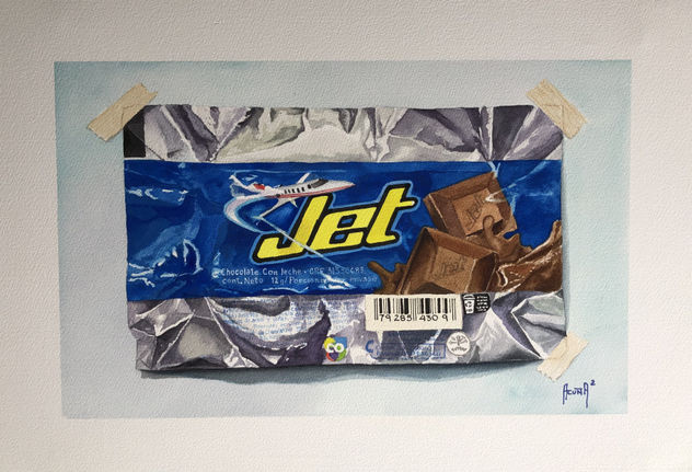 Chocolatina Jet envoltura