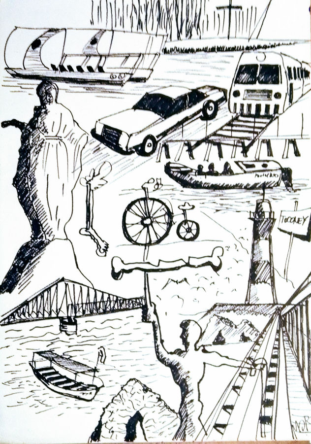 Croquis ilustrativo, año 2022, constitucion, chile.