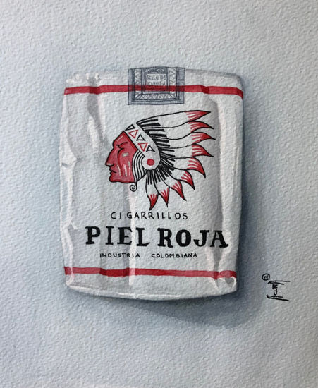 Piel Roja Watercolour Paper Still Life Paintings