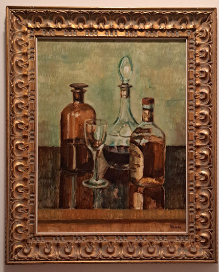 Bodegón con botellas