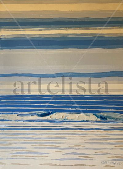 Puesta de Sol Oil Canvas Marine Painting