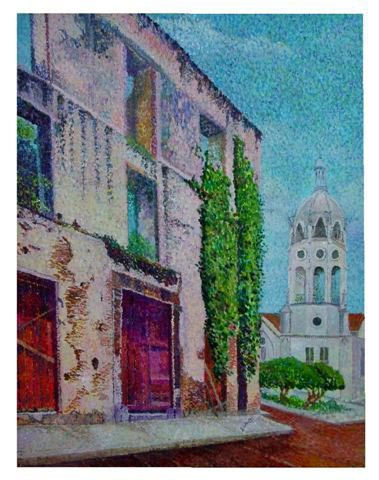 Desde las Ruinas Acrylic Canvas Landscaping