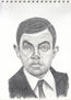 Retrato de Rowan Atkinson