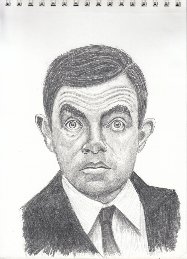 Retrato de Rowan Atkinson