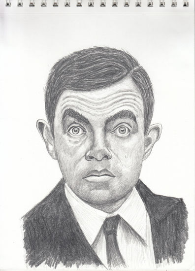 Retrato de Rowan Atkinson Graphite