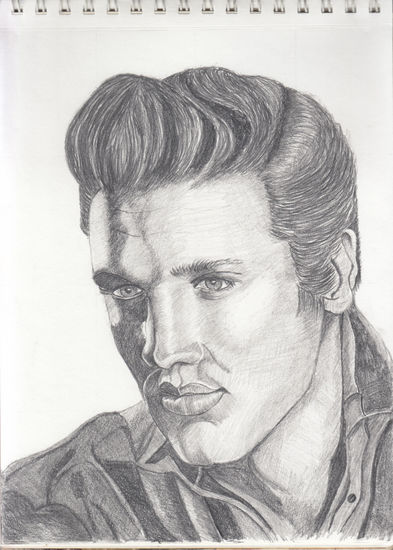 Retrato de Elvis Graphite