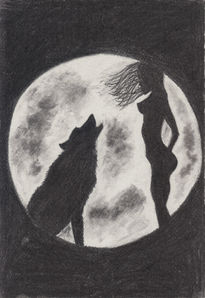 El lobo y la luna