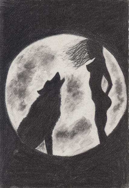 El lobo y la luna