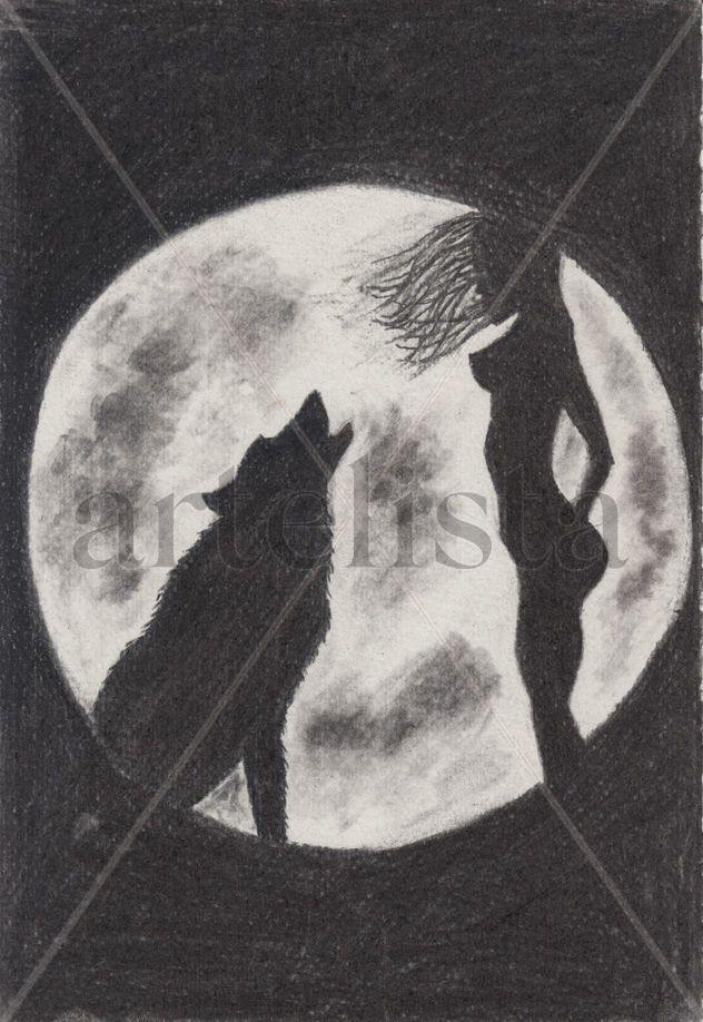 El lobo y la luna