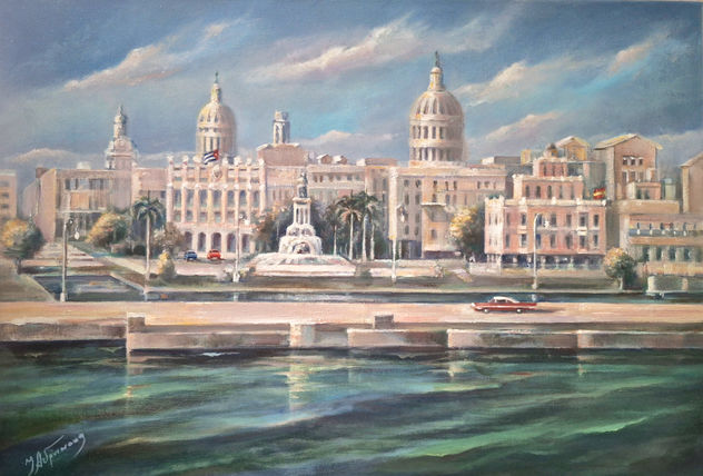 Vista de la Habana desde su bahía