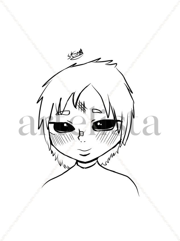 Little boy with gentile eyes