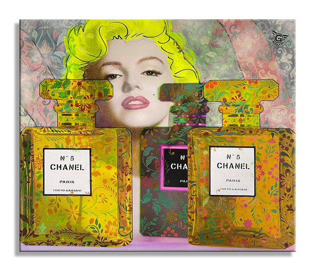 Chanel Tokyo Marilyn Oil Canvas Portrait