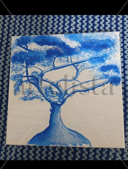 Agua Acrylic Canvas Landscaping